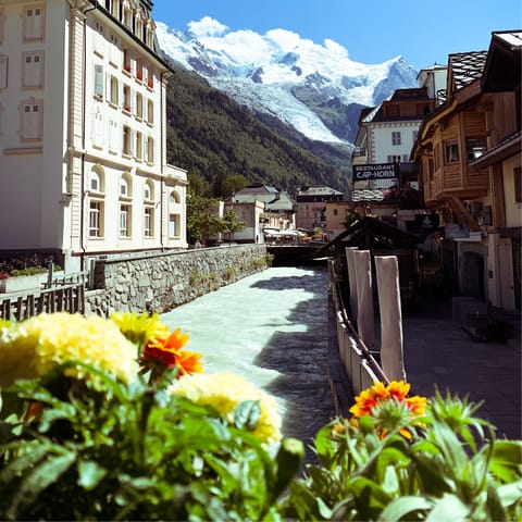 Visit Central Chamonix – reachable within five minutes by car
