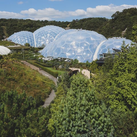Visit the Eden Project, five miles in the car