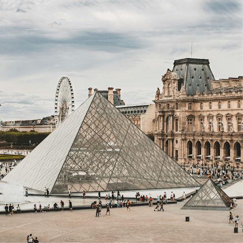 While away an afternoon at the Louvre, a short stroll away