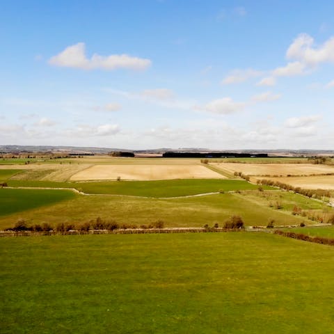 Take a stroll through the idyllic Cotswolds countryside that surrounds your home