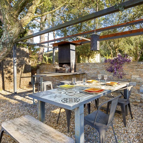 Fire up the barbecue for an outdoor feast