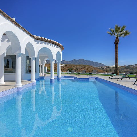 Plunge into your stunning private pool