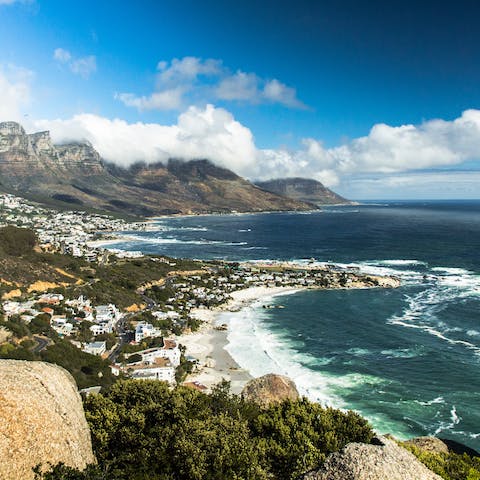 Spend leisurely days along Clifton and Camps Bay beaches