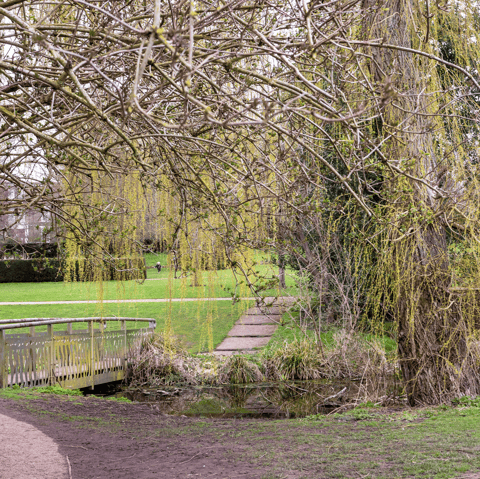 Enjoy walks in Wensum Park, just steps away from your front door
