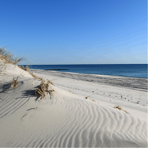 Explore the soft-sanded beaches of The Hamptons