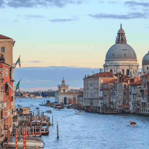 Have a stroll over to the Ponte dell'Accademia for amazing views of the Grand Canal