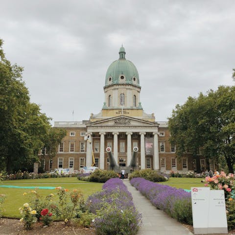 Explore the fascinating Imperial War Museum – it's less than ten minutes away on foot