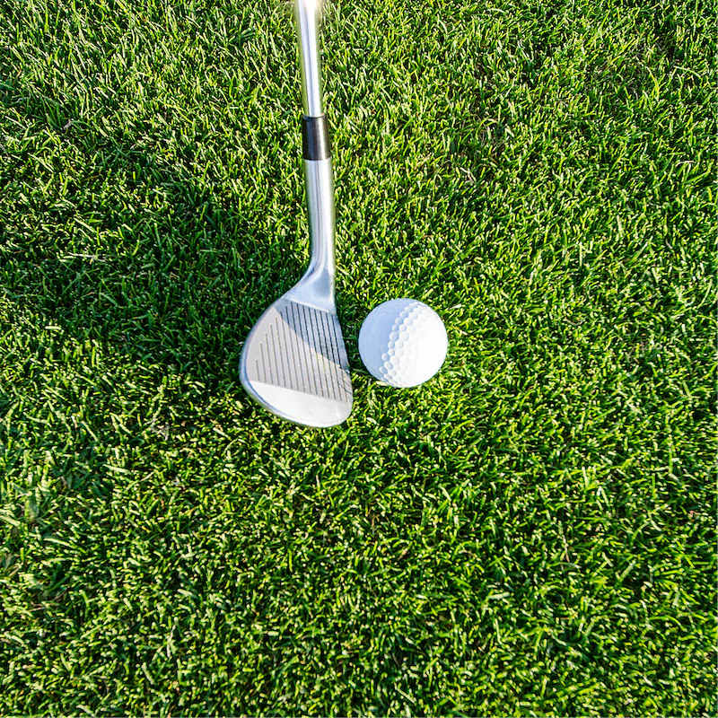Step out the front door and head straight for the fairway