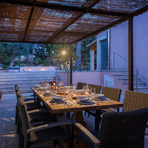 Guests appreciated the stunning views of the surrounding area from the villa's many balconies and terraces.