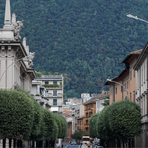 Make the short drive down to the atmospheric streets of Como