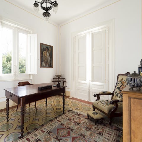 Get some work done remotely in the elegant office