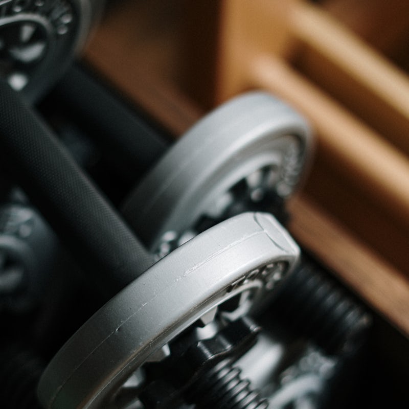 Stay on top of your fitness goals with the sports equipment and yoga mats provided