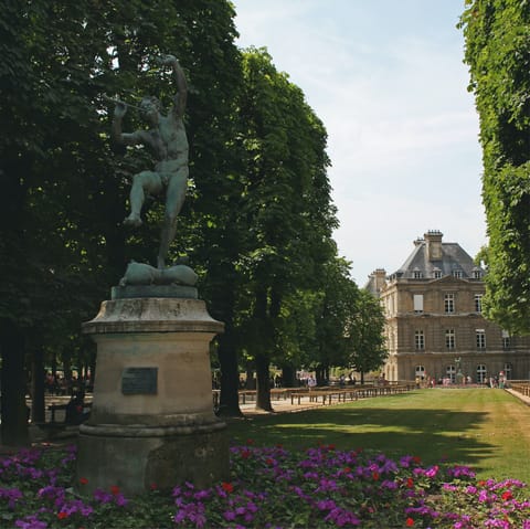 Take time out in Jardin du Luxembourg – it's a short walk away