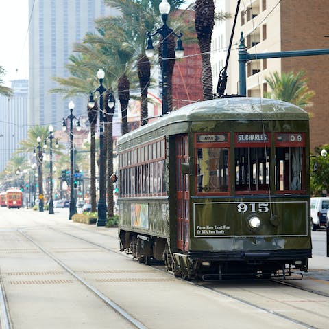 Stay in the heart of New Orleans, Lousiana