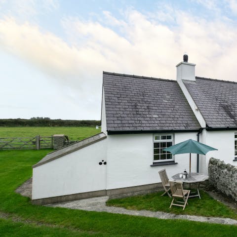 Sip your morning coffee out on the terrace and breathe in the sea breeze