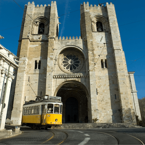 Visit Sé de Lisboa – the city's most important and iconic religious building is just a few hundred metres from your front door
