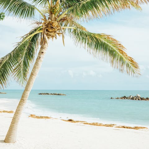 Feel the silky soft Florida Keys sand between your toes