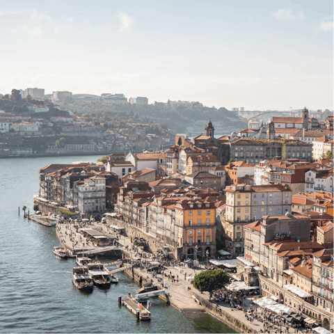 Spend the day exploring Porto – just over an hour's drive away