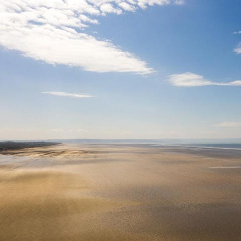 Forget Cornwall, Devon’s coastline is where it’s at –⁠ starting at Saunton Beach (five-minute walk)