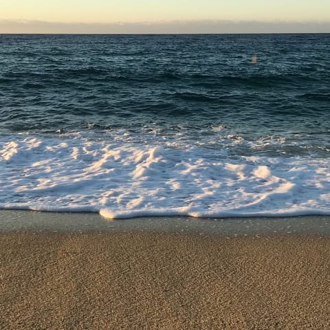 Spend the day on Calheta Beach, a ten-minute drive away