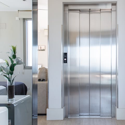 Enjoy private lift access directly into your apartment