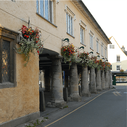 Soak up the delights of Tetbury, visiting its popular antique shops