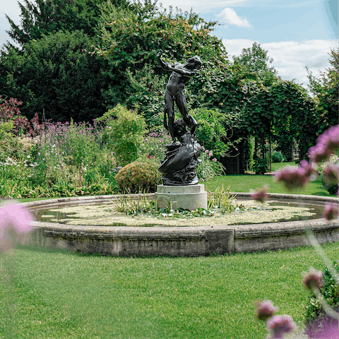 Stroll through the tranquil Regent's Park, less than fifteen minutes from your doorstep