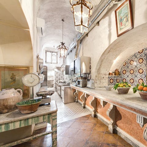 Recreate your favourite Italian dishes under the watchful eye of the villa's private chef