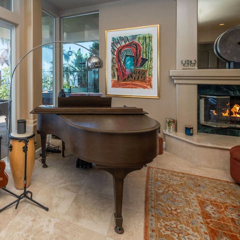 A gorgeous grand piano