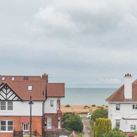 Soak up the sea views from every room and you'll soon long to feel the sand beneath your feet