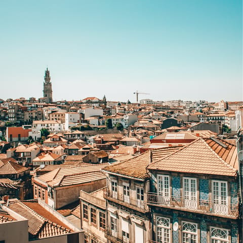 Stay in the heart of Downtown Porto, with the top sights nearby