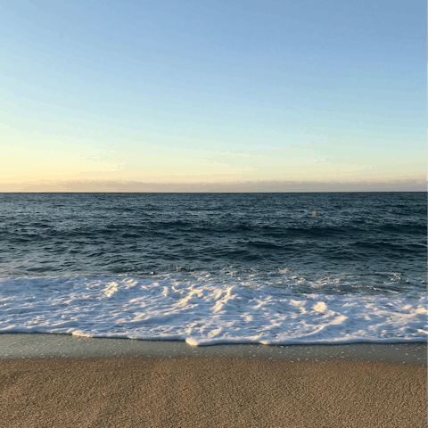 Splash in the sea – the beach is a two-minute walk 