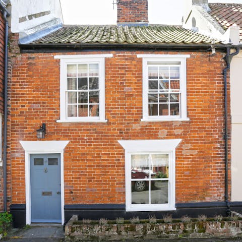Stay in a Grade II-listed former dairy right in the heart of Southwold