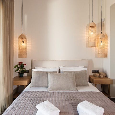 Get a good night's sleep in the stylish bedrooms, each with a lavish en-suite bathroom
