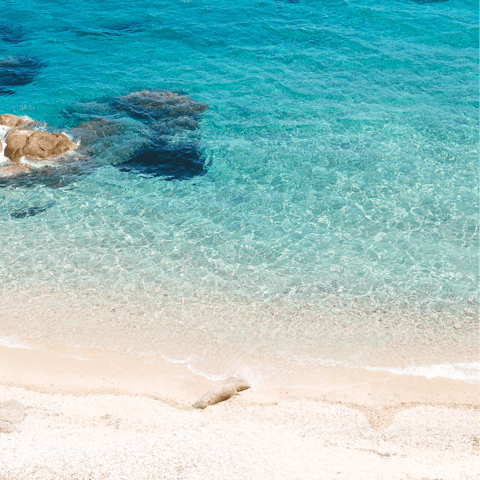 Spend idyllic days on nearby Agios Ioannis Beach