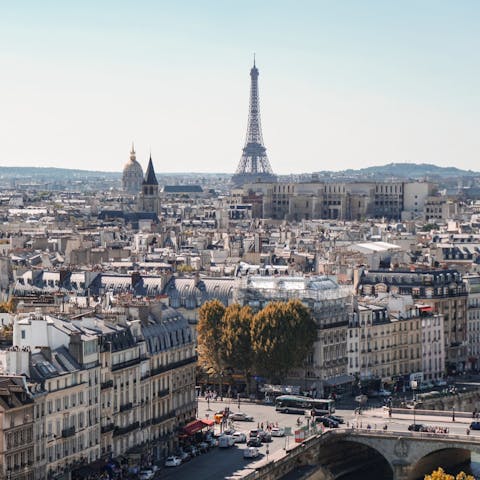 Make your way into the heart of Paris to soak up the city sights