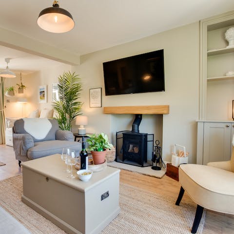 Get your glow on beside the fire in the winter months