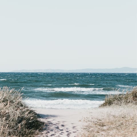 Take a twenty-five minute stroll to Hornbæk Beach for a picnic on the shores