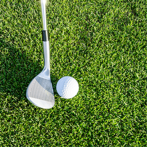 Tee off at North Kern Golf Course, a twenty-eight-minute drive away