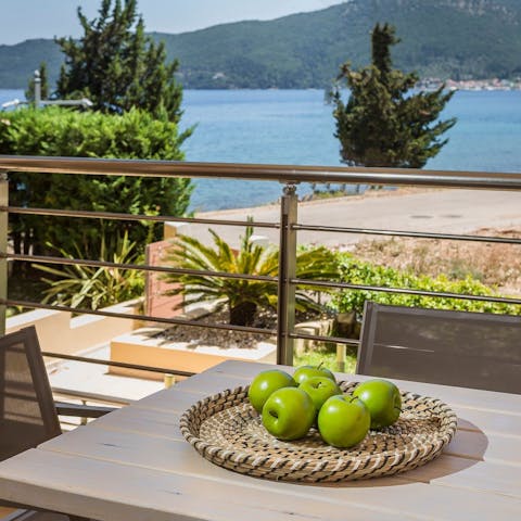 Check out the sea view from your private balcony