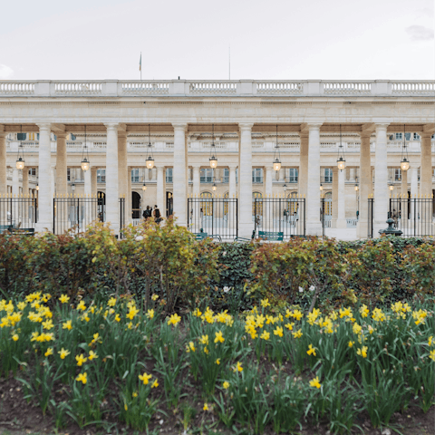 Stay in the 2nd arrondissement, a short walk from Palais Royal