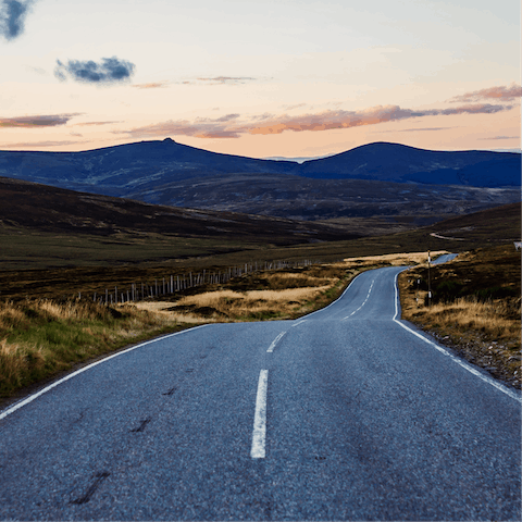 Explore the forests, rivers and moorland wilderness around Glen Dye – perfect for lovers of hiking, biking and wild swimming