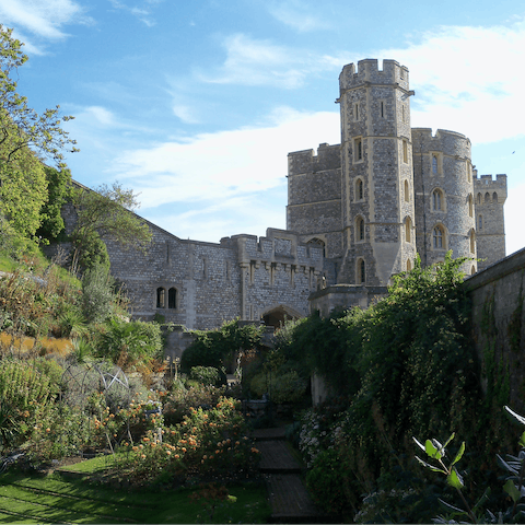 Top up your history knowledge at Windsor Castle – just a short walk away