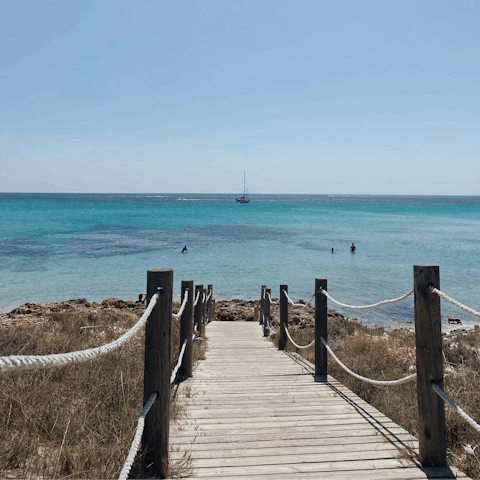 Explore the stunning beaches of Ibiza