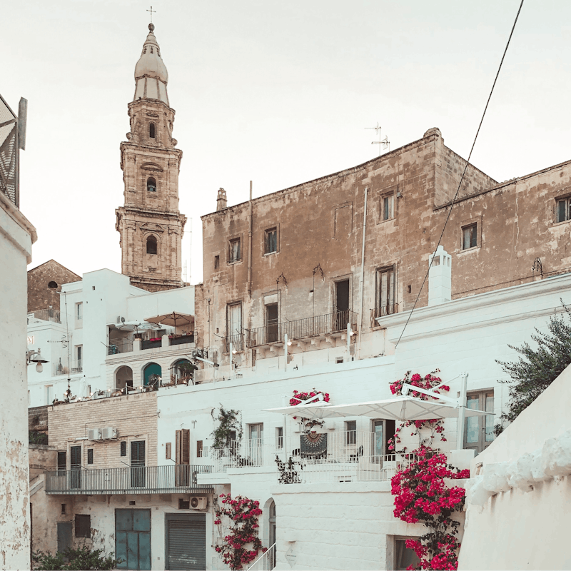 Explore the 16th-century historical centre of Monopoli – it's a short drive away