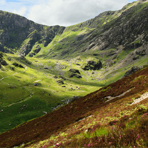 Explore Dolgellau, a fifteen-minute ride from this home