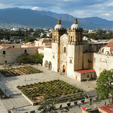 Connect with the cultural heart of Oaxaca from the historic centre