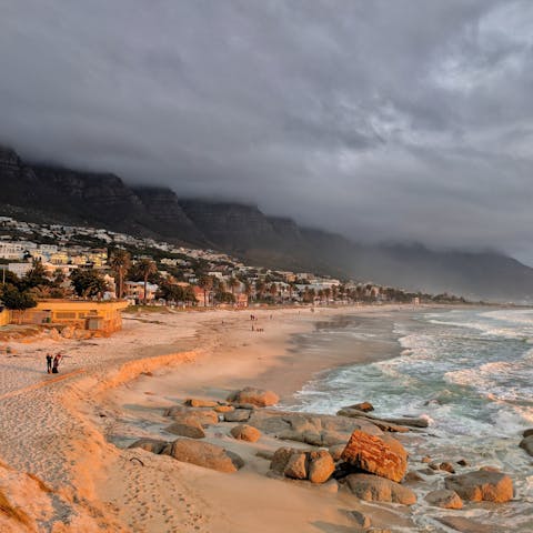 Spend sunny mornings and carefree afternoons at the beaches of Camps Bay