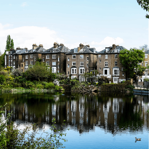 Hop on the tube for half an hour and go for a swim in one of the ponds on Hampstead Heath