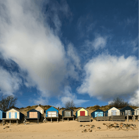 Start your mornings with a brisk stroll along Llanbedrog Beach, less than a ten-minute walk away